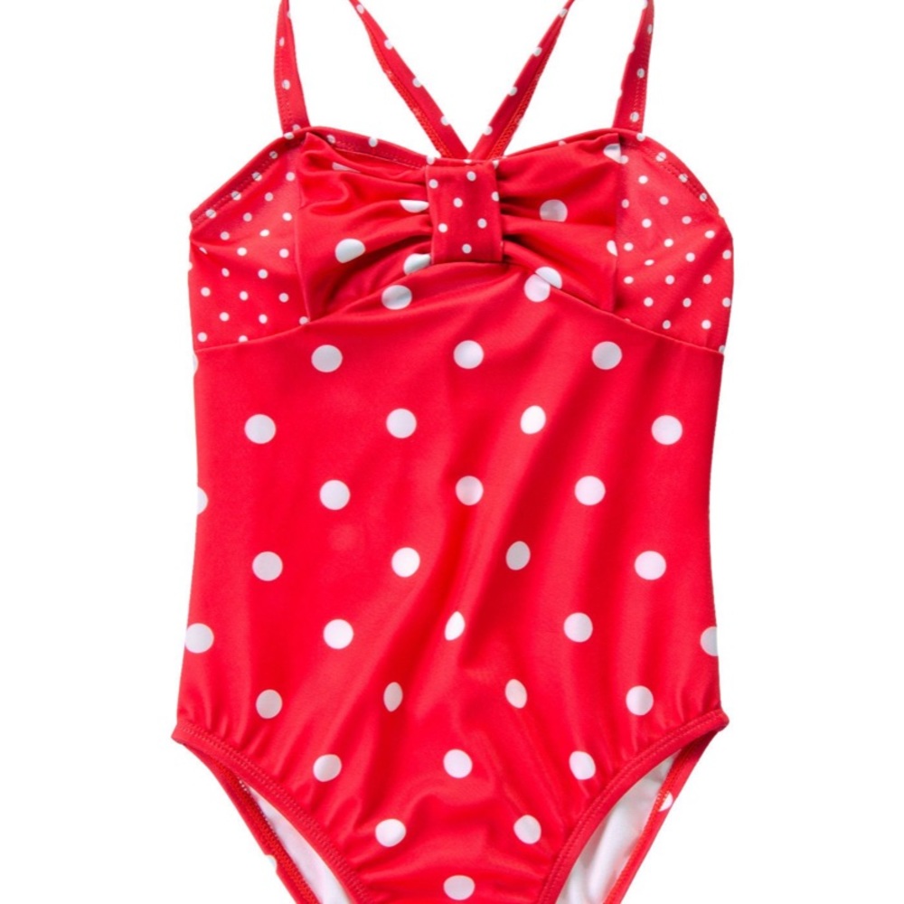 Red Polk-a-dot Swimsuit